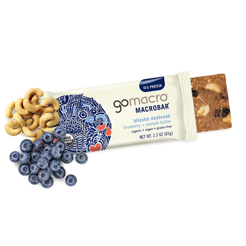 GoMacro MacroBar Organic Vegan Protein Bars