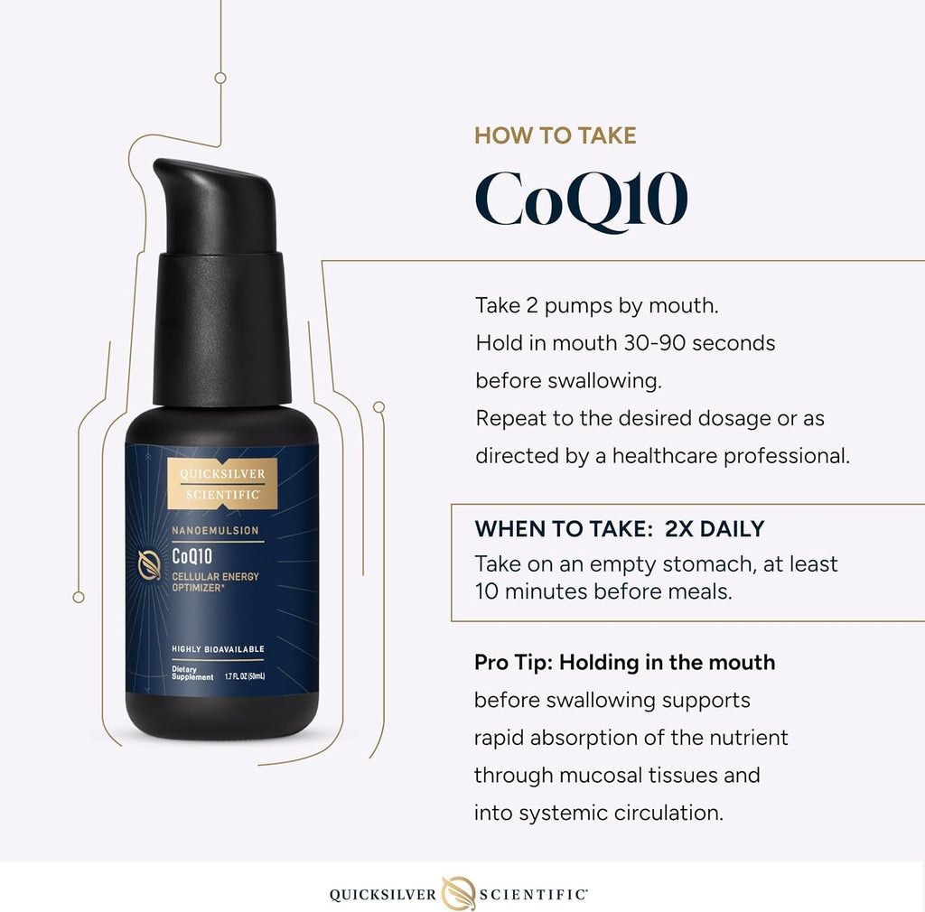 Quicksilver Scientific CoQ10 Nanoemulsion Liquid - 1.7 oz - image 6