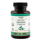 NUTRINPRO Organic Spirulina Capsules - 100% Pure Vegan
