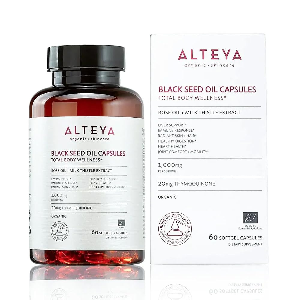 Alteya Black Seed Oil and Rose Oil Supplement - 60 Capsules - image 3