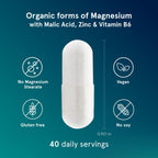 Puori M3 Magnesium Complex Supplement - 240 Vegan Capsules - image 6