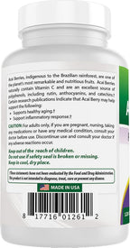 Best Naturals Acai Berry 600mg Antioxidant Support - 120 Capsules - image 7