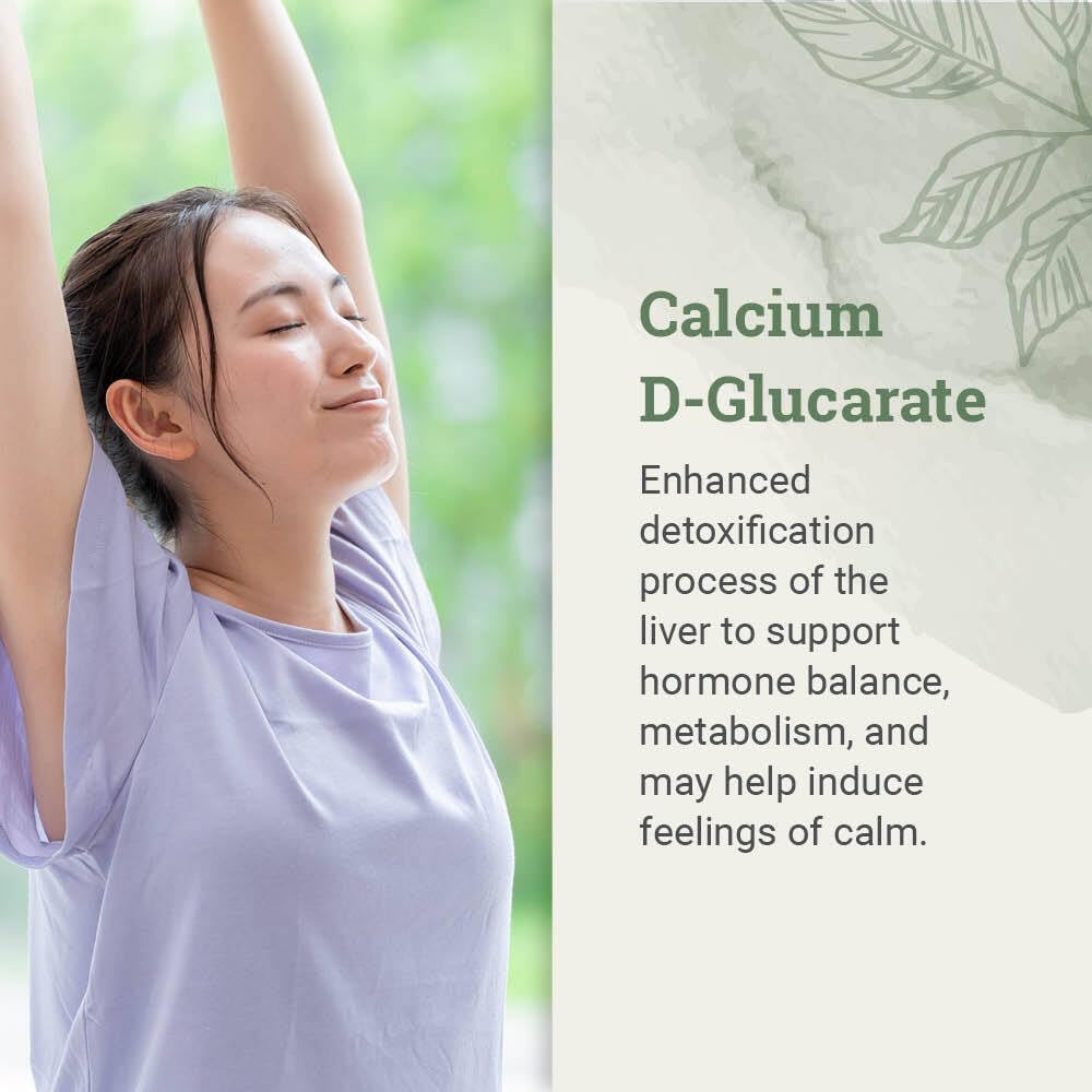 Earth Harmony Naturals Calcium D-Glucarate 1200mg - 120 Capsules - image 2