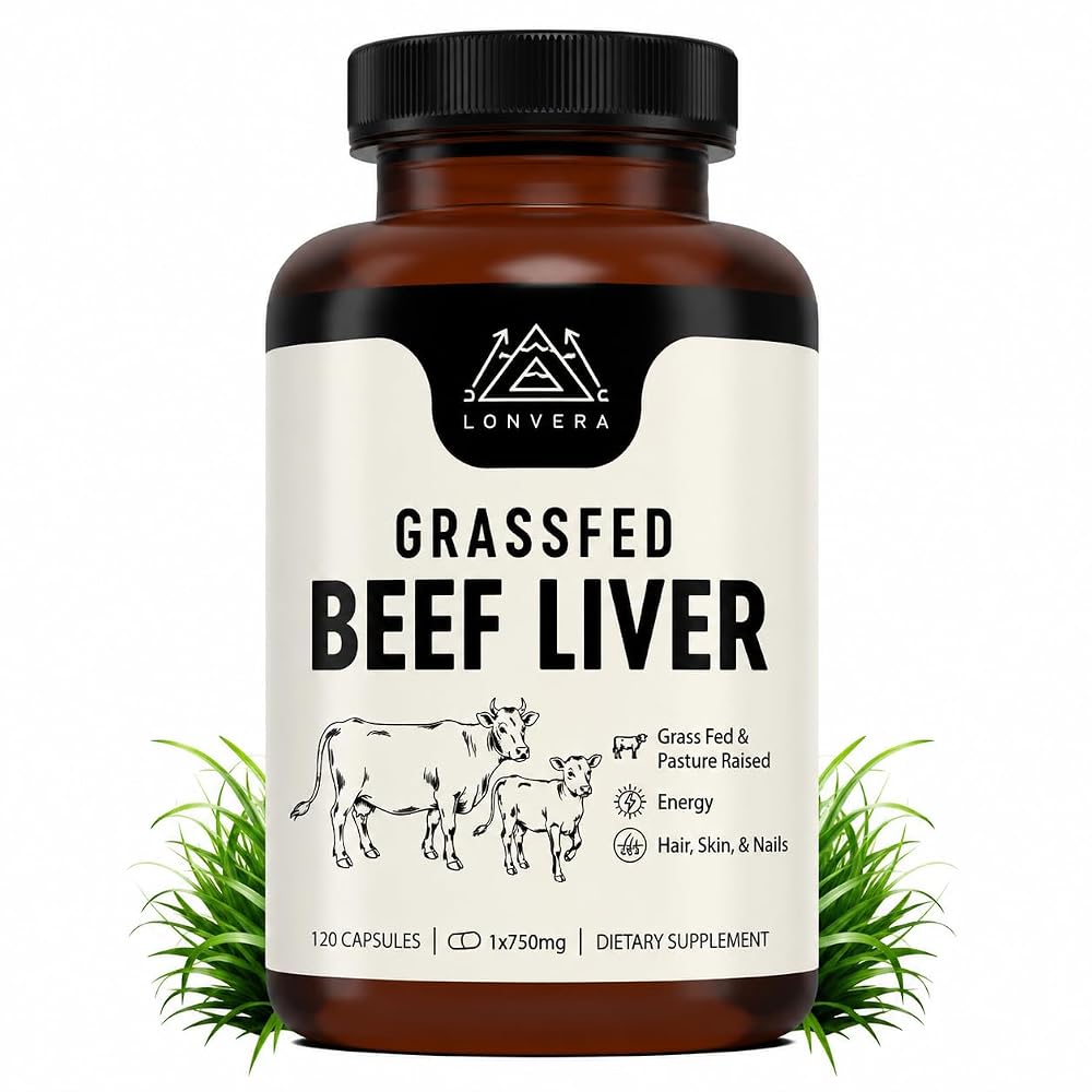 Lonvera Grass Fed Beef Liver Supplement