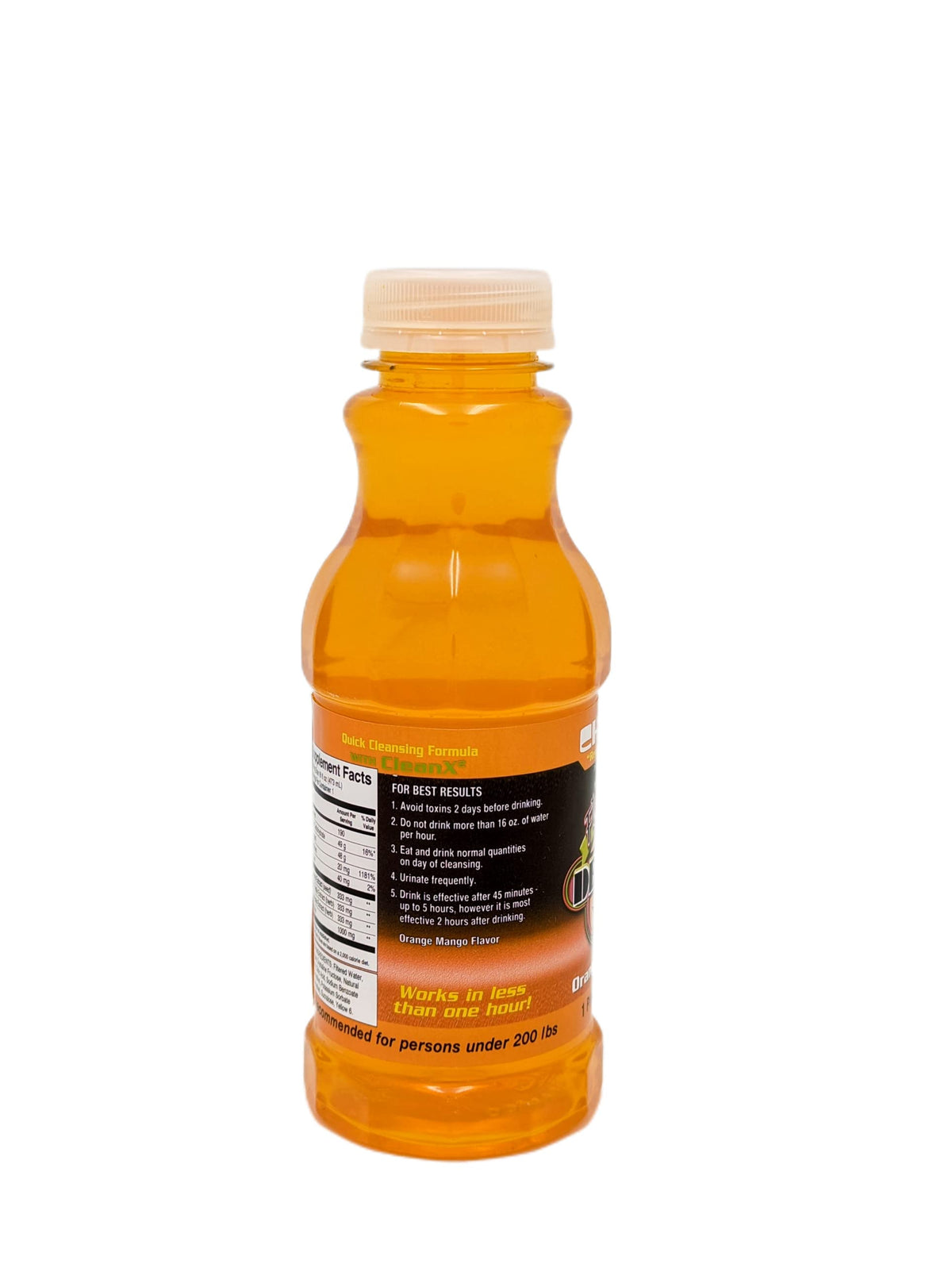 Champ Flush Out Detox Drink Orange-Mango - 1 Bottle - image 2