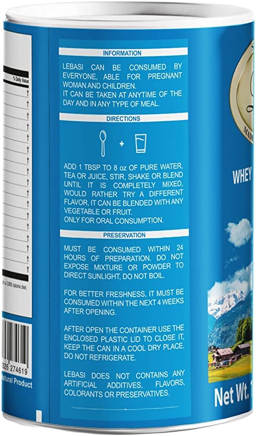 LEBASI Lactoserum Whey Protein Powder - Pack of 2 - image 3