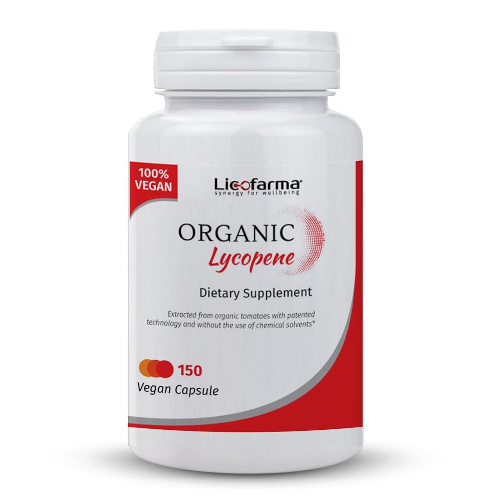 Licofarma Organic Lycopene Antioxidant - 150 Vegetarian Capsules