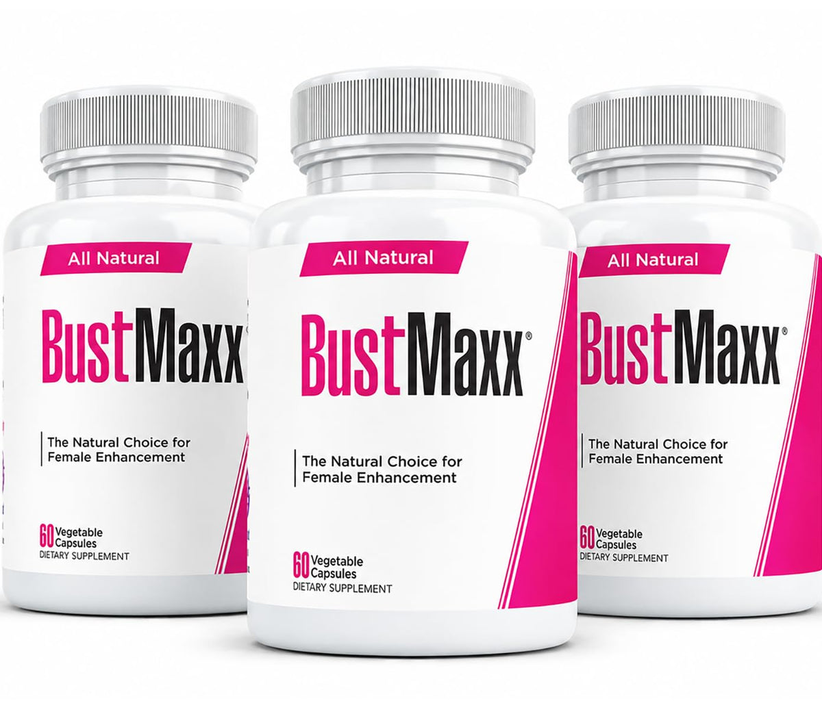 BustMaxx Enhancement Formula for Women with Fenugreek - 180 Capsules
