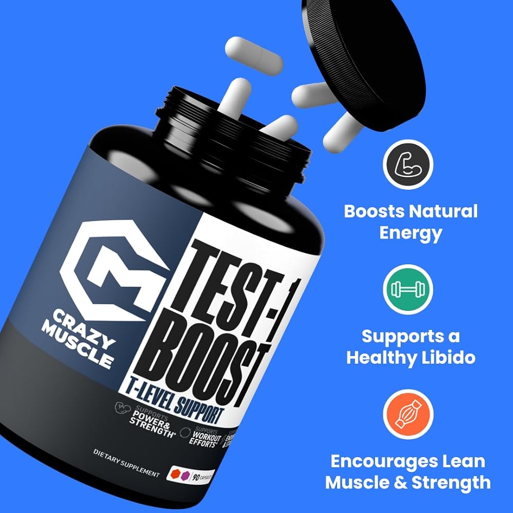 Crazy Muscle Booster for Men and Women - 90 Capsules - image 2