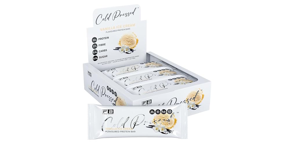 Fibre Boost Vanilla Ice-Cream Protein Bar - 12 Count