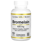 California Gold Nutrition Bromelain 500 mg - 90 Vegetarian Capsules