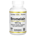 California Gold Nutrition Bromelain 500 mg - 90 Vegetarian Capsules