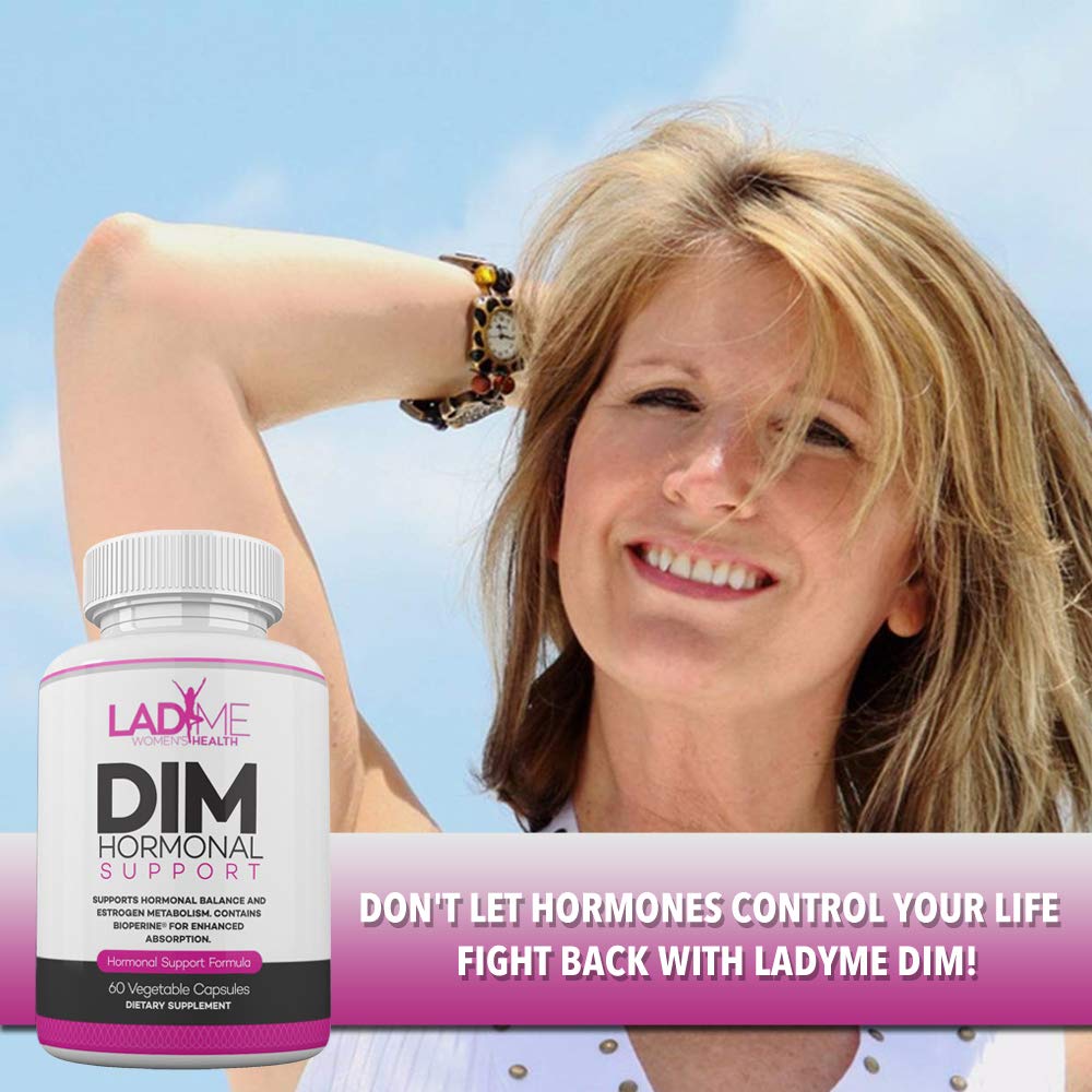 LadyMe DIM Supplement 150mg for Women Hormone Balance - 60 Capsules - image 4