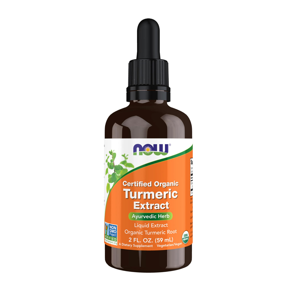 NOW Supplements Organic Turmeric Extract Liquid - 2 fl. oz