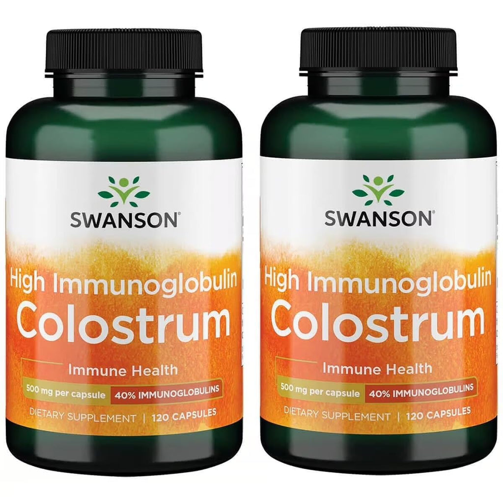 Swanson High IG Colostrum 500mg Immune Support - 120 Capsules