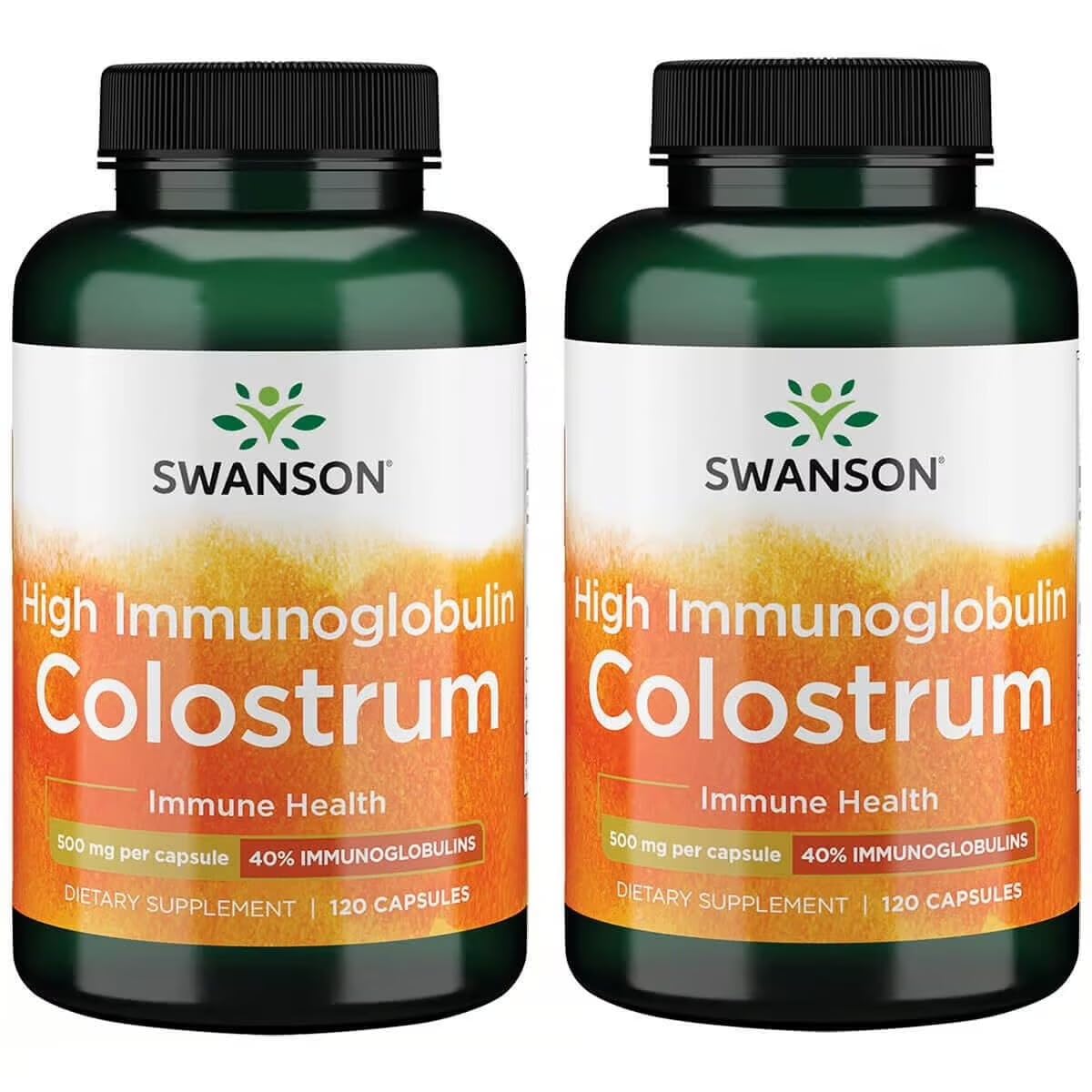 Swanson High IG Colostrum 500mg Immune Support - 120 Capsules