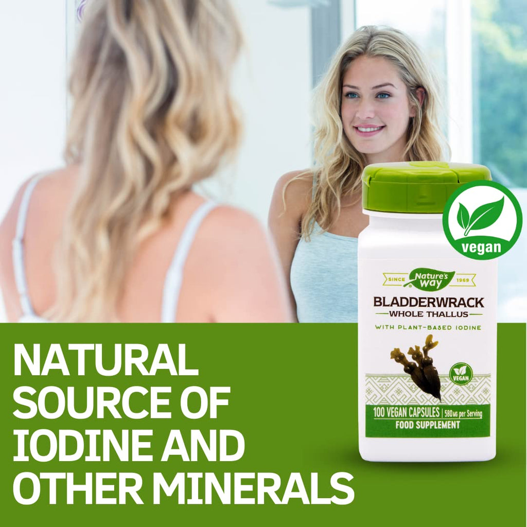 Nature's Way Bladderwrack - 100 Vegetarian Capsules - image 4