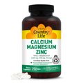 Country Life Calcium Magnesium Zinc - 250 Tablets