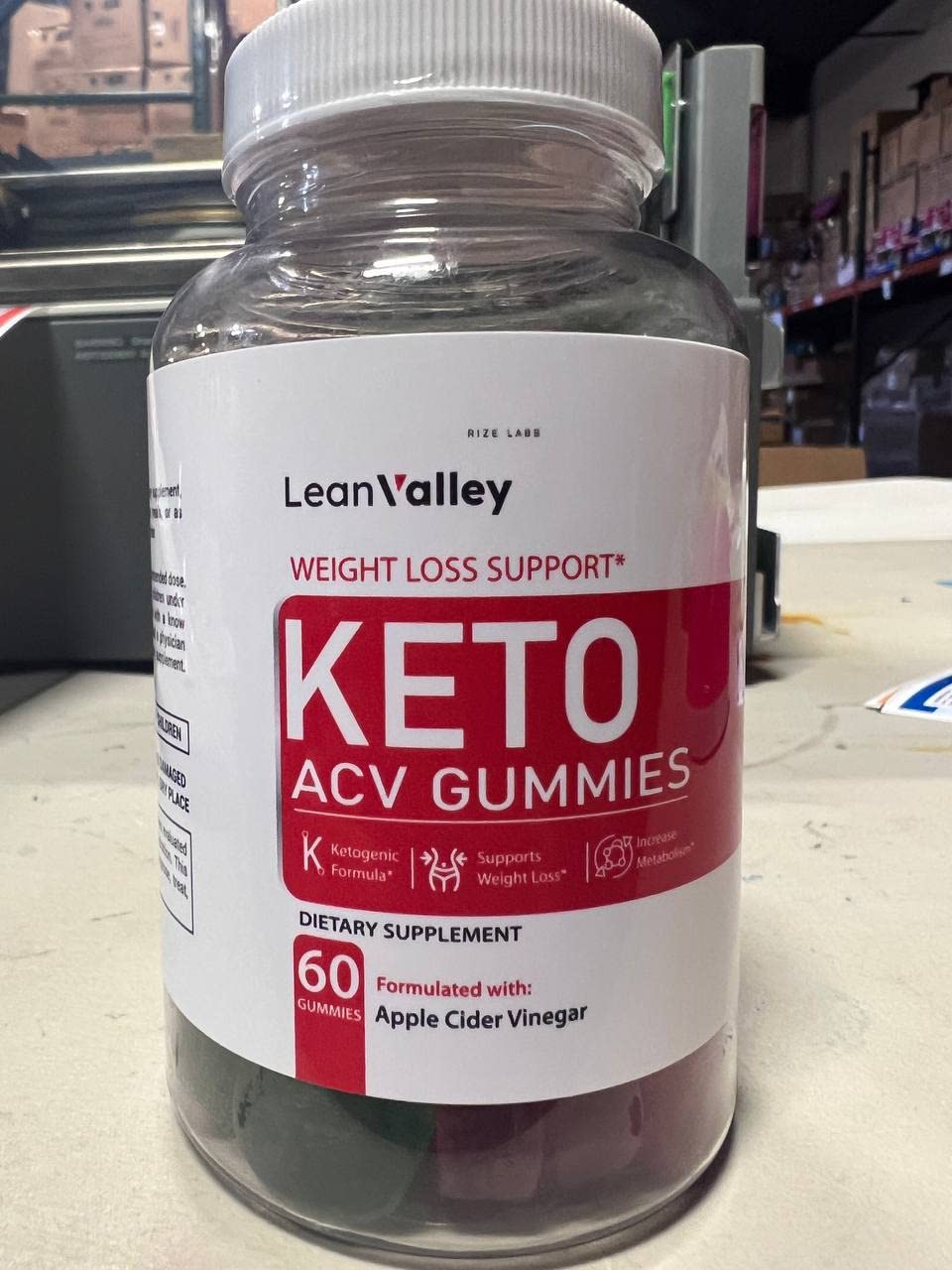 rize labs Lean Valley Keto ACV Gummies Apple Cider Vinegar - 180 Gummies - image 2