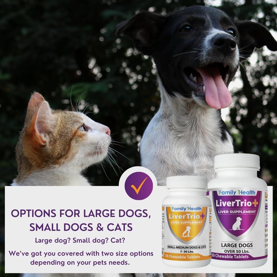 LiverTrio+ Comprehensive Liver Support for Large Dogs - 30 Tablets - image 11