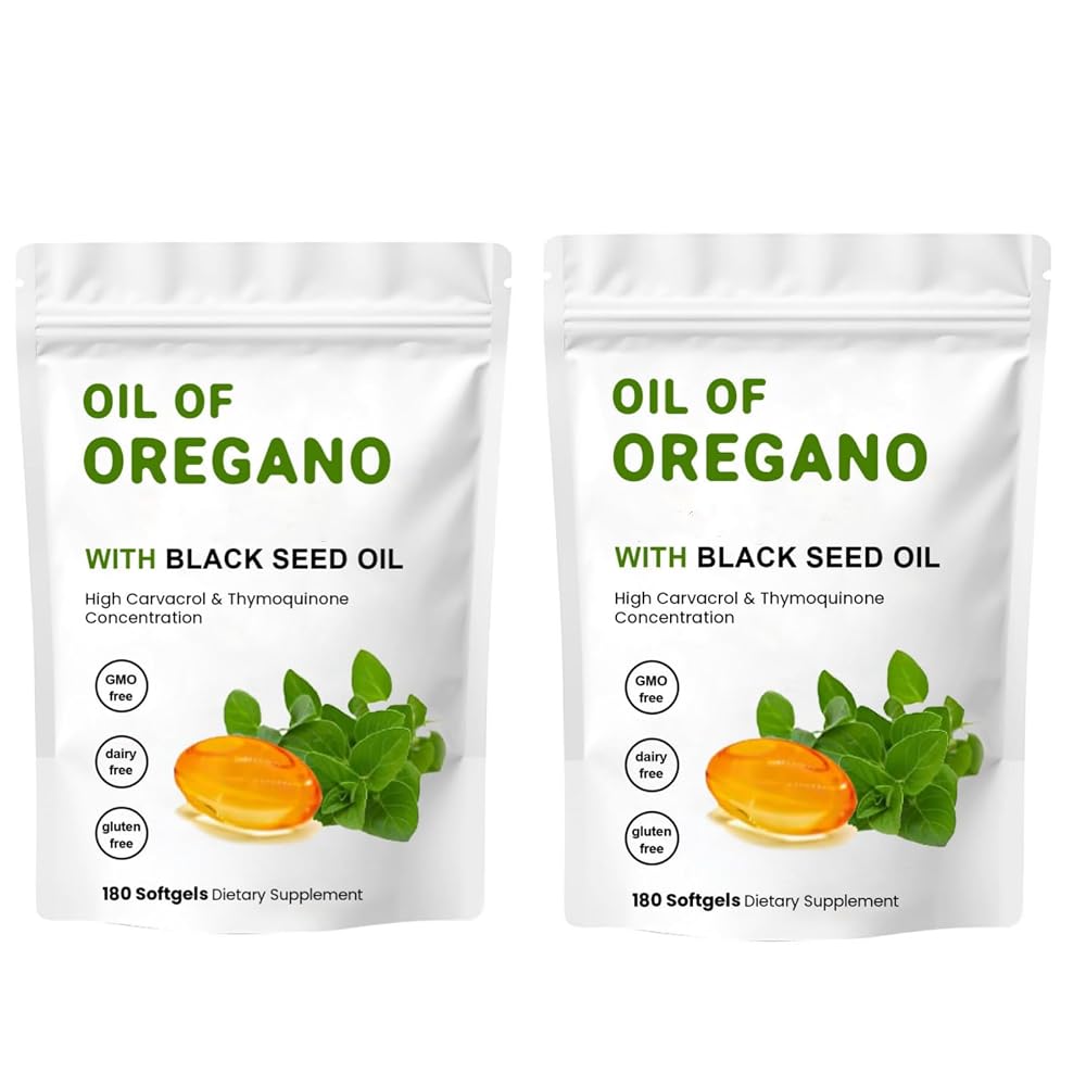 YKJHCSL 2-in-1 Oil of Oregano Softgels
