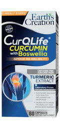 Earth's Creation Curcumin with Boswellia Joint Support - 60 Capsules