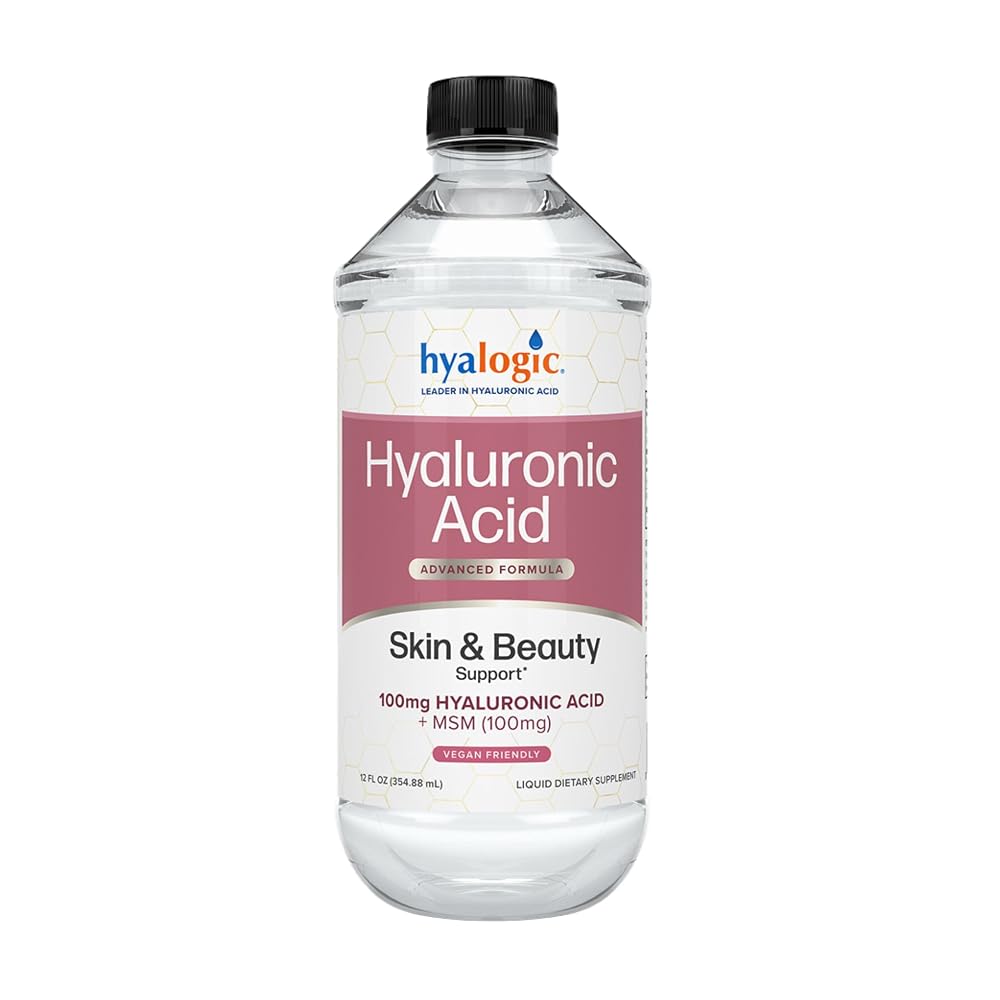 Hyalogic Advanced Formula Liquid Hyaluronic Acid Supplement - 12 oz