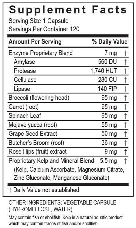 TRANSFORMATION RepairZyme Digestive Enzyme Blend - 120 Capsules - image 4