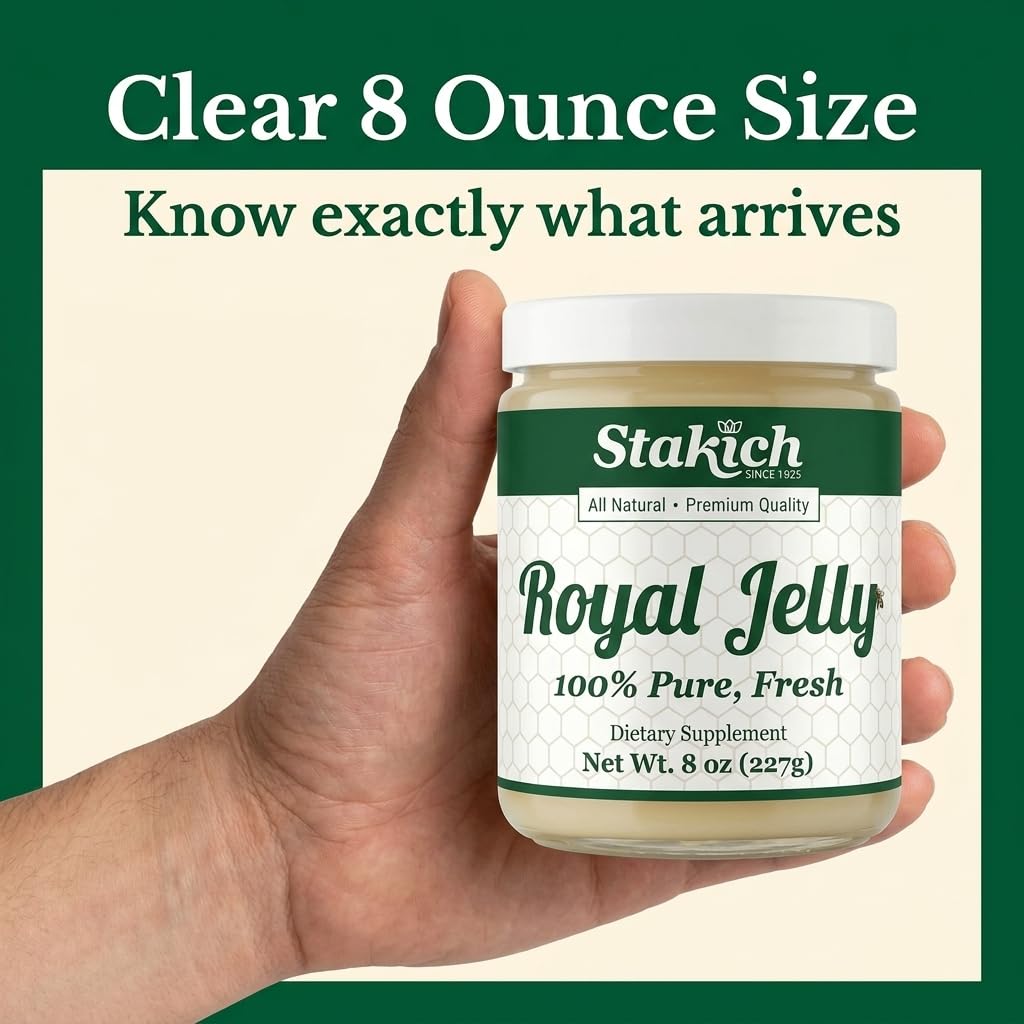 Stakich Fresh Royal Jelly Liquid Supplement - 8 oz - image 6