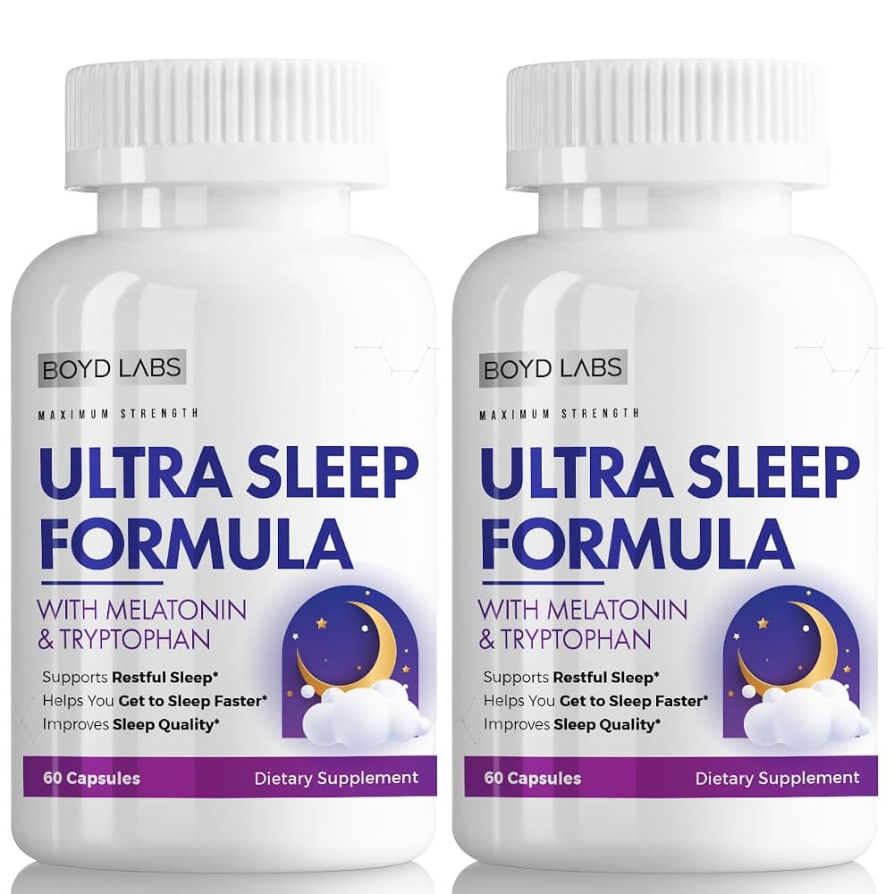 Boyd Labs Ultra Sleep Formula with Melatonin and L-Tryptophan - 60