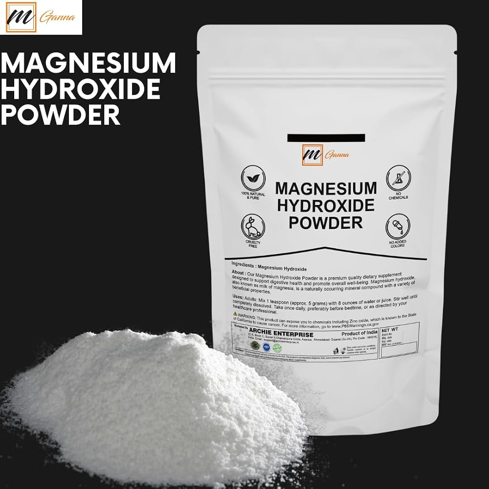 mGanna Magnesium Hydroxide Powder - 227g - image 3