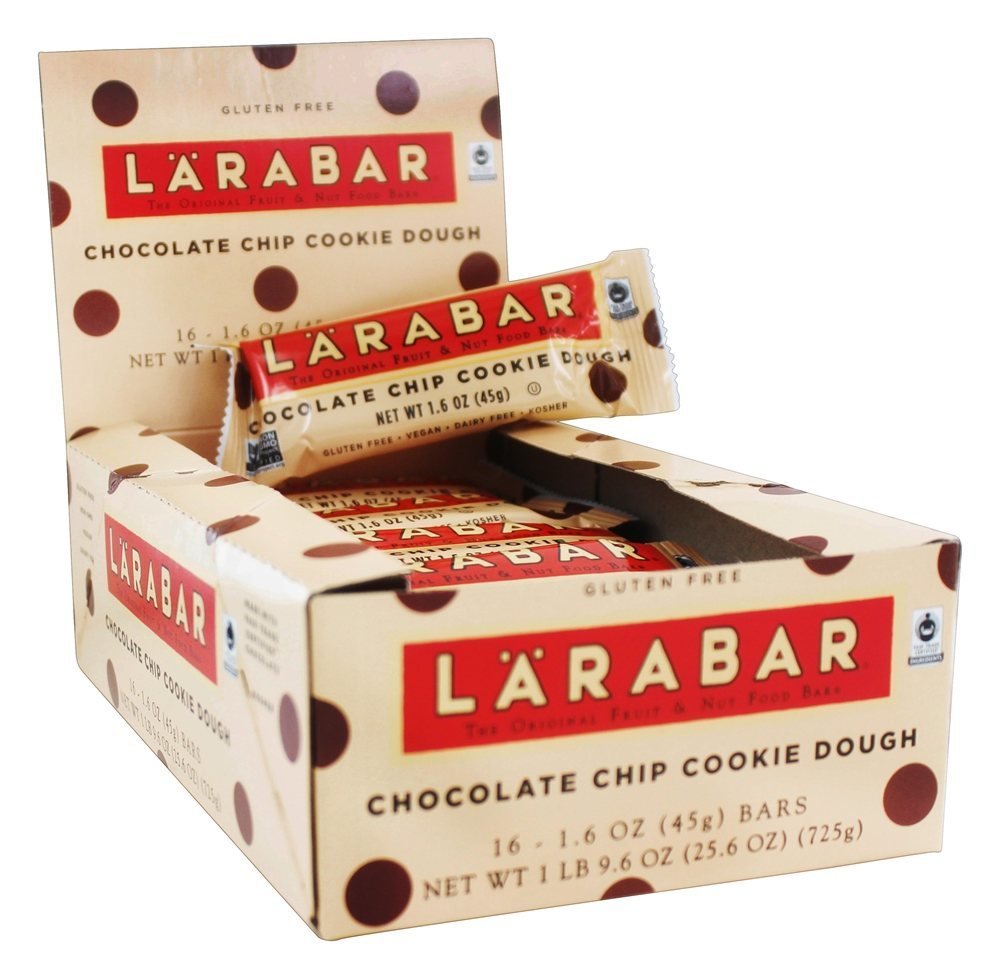 LÄRABAR Chocolate Chip Cookie Dough Gluten Free Bar - 16 Count
