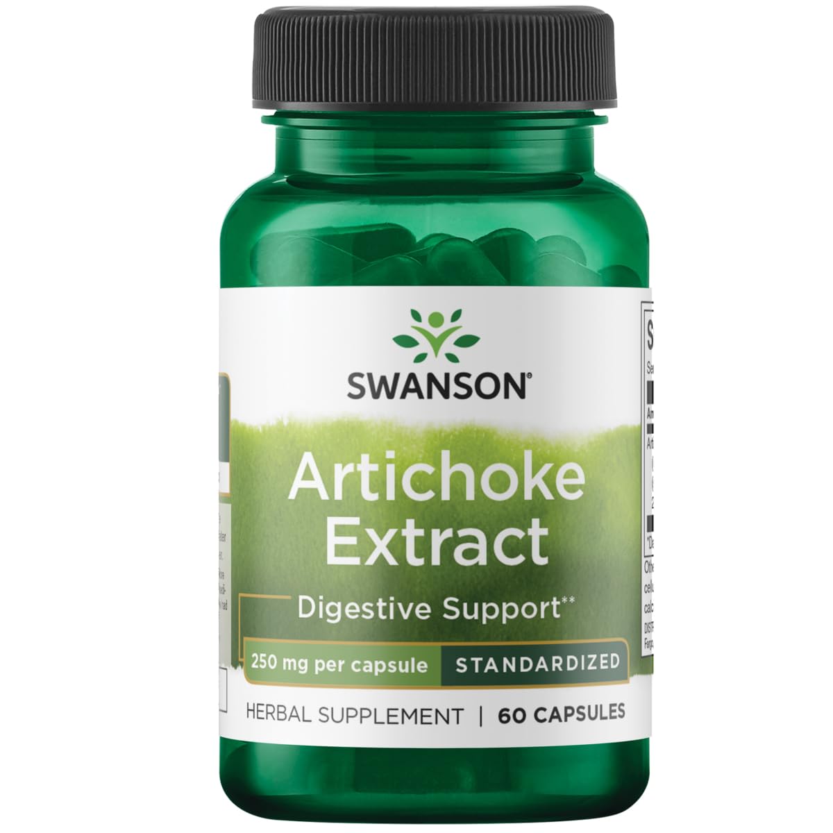 Swanson Artichoke Digestive Support 250 mg - 60 Capsules