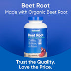 Nutricost Beet Root 2400mg Organic - 180 Capsules - image 5