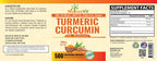 NutreeVit Pure Turmeric Curcumin High Potency - 180 Capsules - image 2