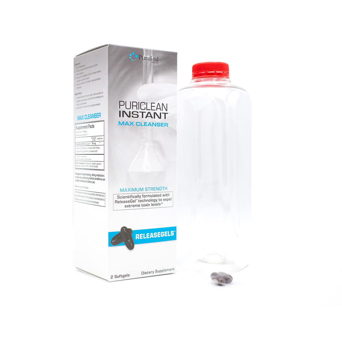 Wellgenix Puriclean Instant Max Cleanser Releasegel - 2 Softgels