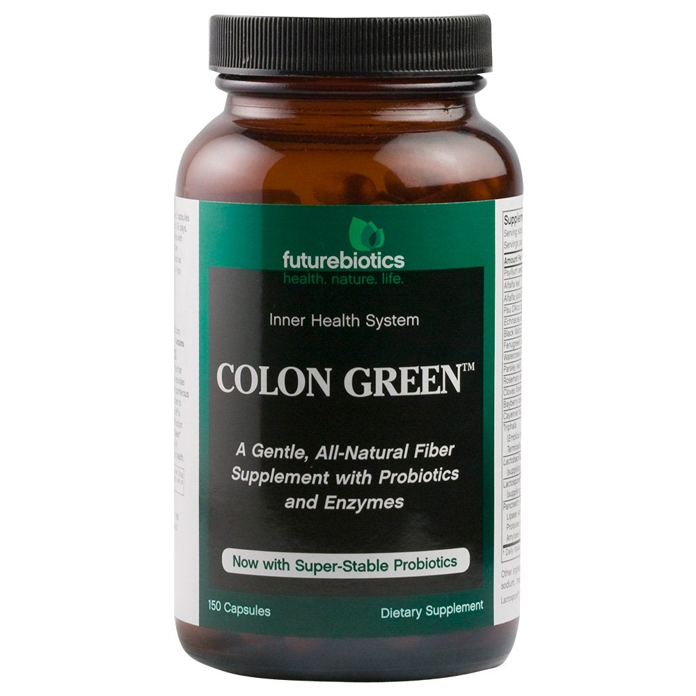 Futurebiotics Colon Green Fiber Supplement - 150 Vegetarian Capsules