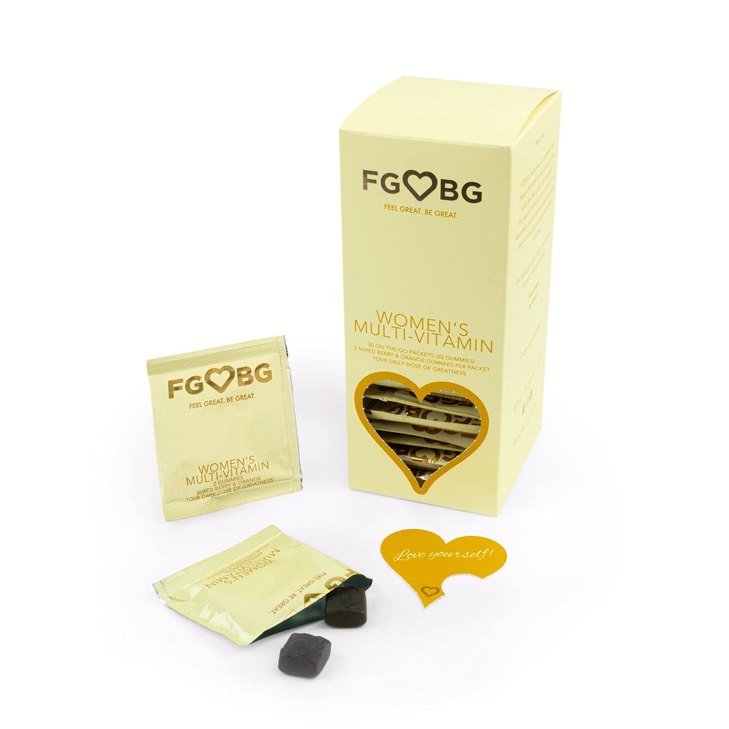 FGBG Women's Multivitamin Gummies for Energy & Brain - 30 Day