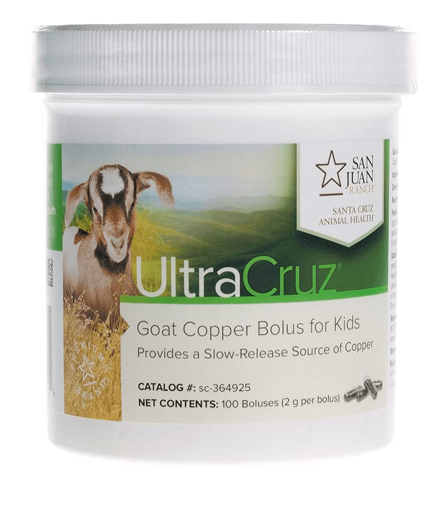 UltraCruz Goat Copper Bolus Supplement for Kid Goats - 100 Count - image 2