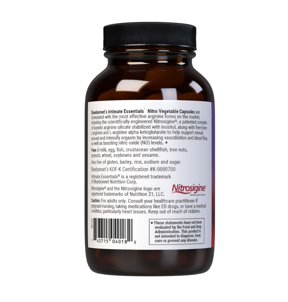 BlueBonnet Nutrition Intimate Essentials Nitro - 60 Vegetable Capsules - image 3