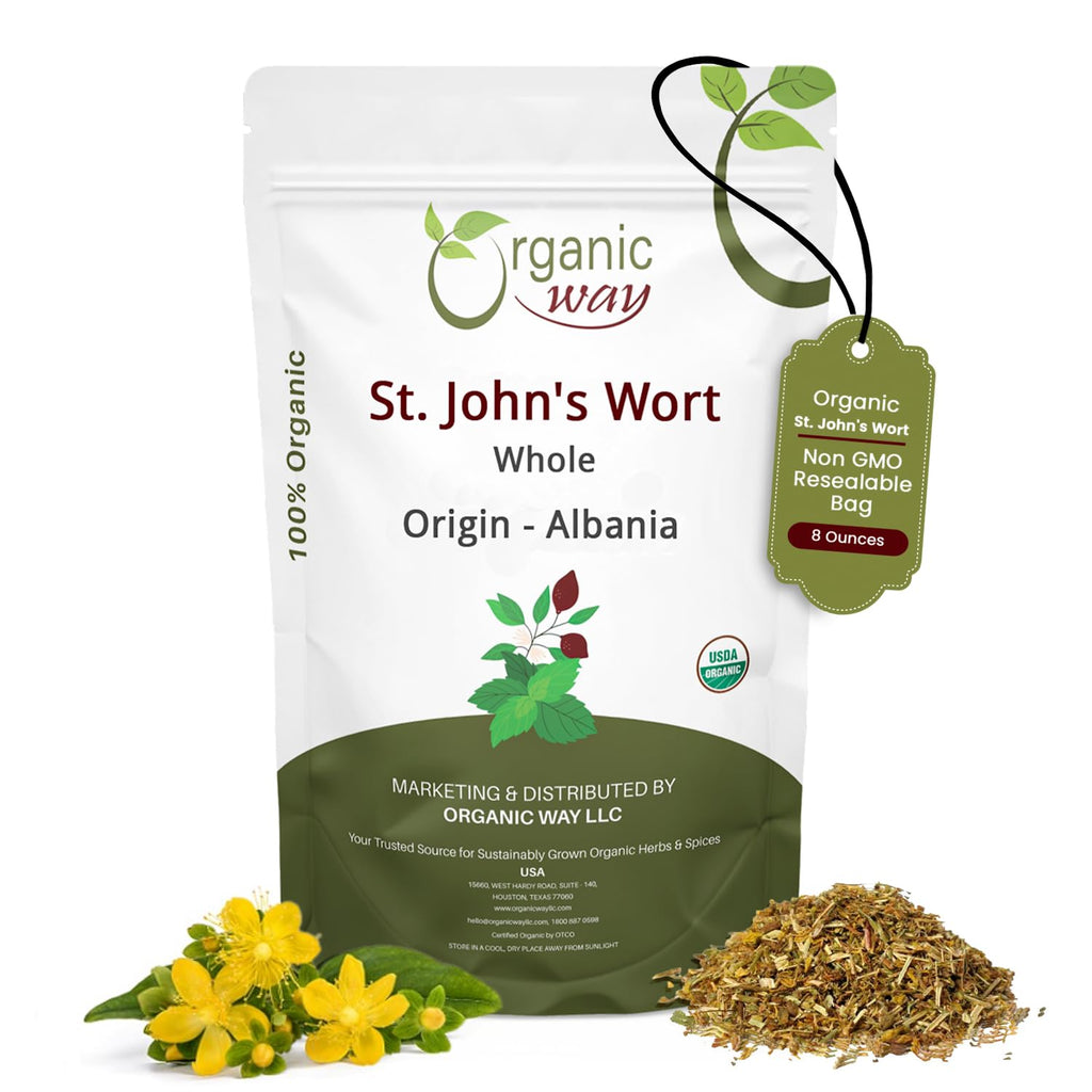 Organic Way St. John's Wort Whole - Herbal Tea - Origin Albania