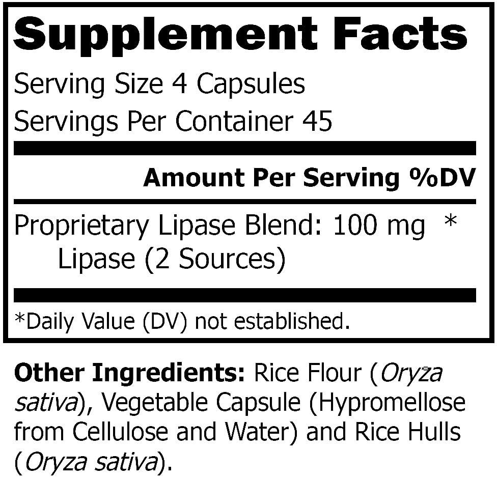 R-Garden Lipase Formula - 180 Capsules - image 2