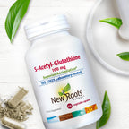 New Roots Herbal S-Acetyl-Glutathione 100mg - 60 Vegetarian Capsules - image 2