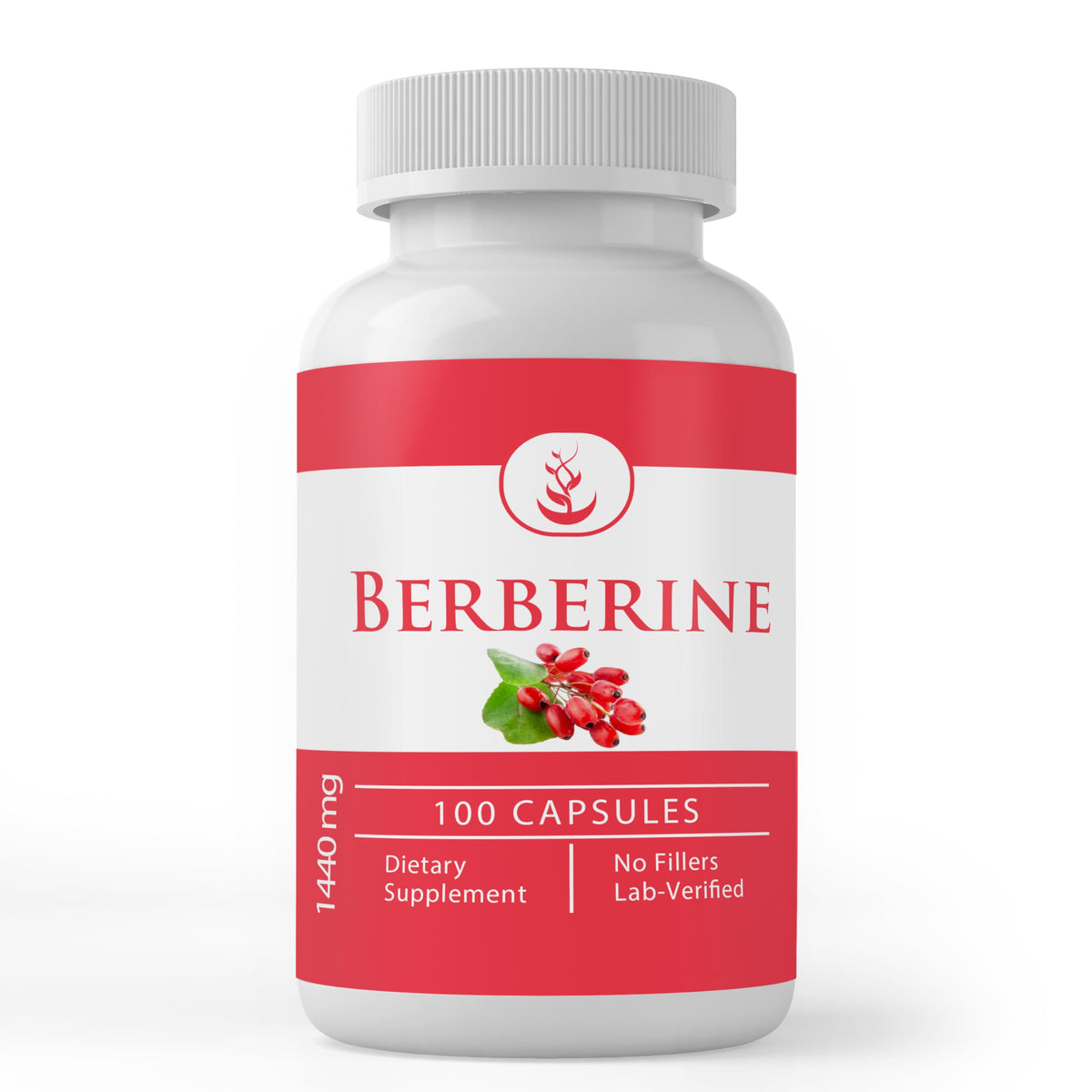 PURE ORIGINAL INGREDIENTS Berberine - 100 Capsules