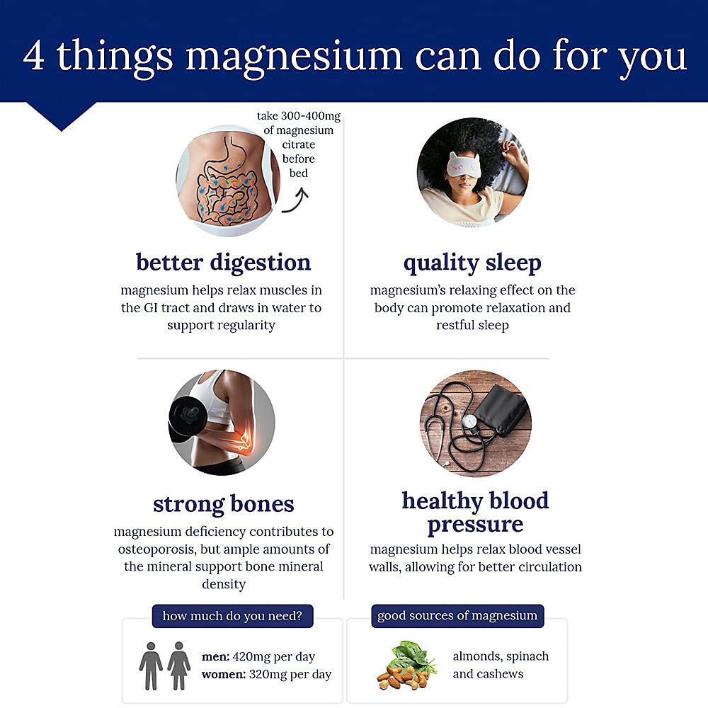 The Vitamin Shoppe Magnesium 400 MG Liquid for Relaxation & Energy - 4 Fl Oz - image 4