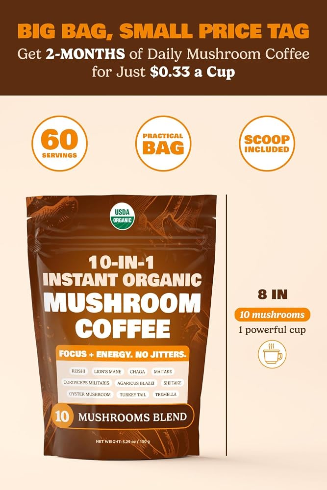 MATCHA DNA ShroomDNA Organic Mushroom Coffee