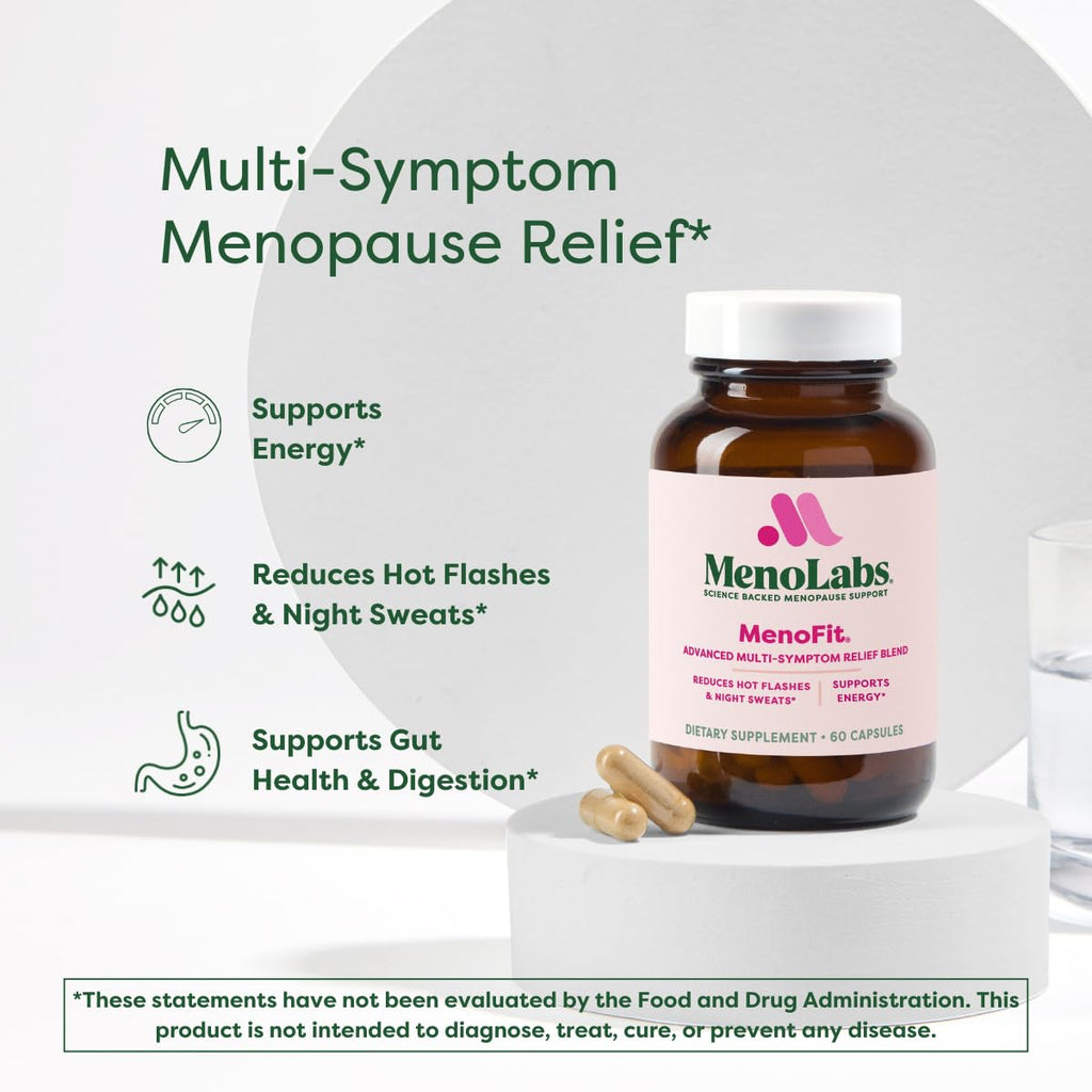 MENOLABS MenoFit Menopause Supplement for Hot Flashes - 60 Capsules - image 3