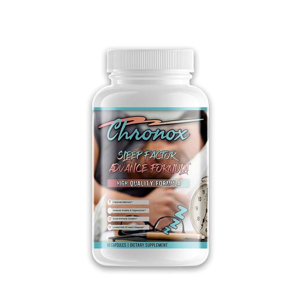Chronox Natural Sleep Supplement with Melatonin - 60 Capsules