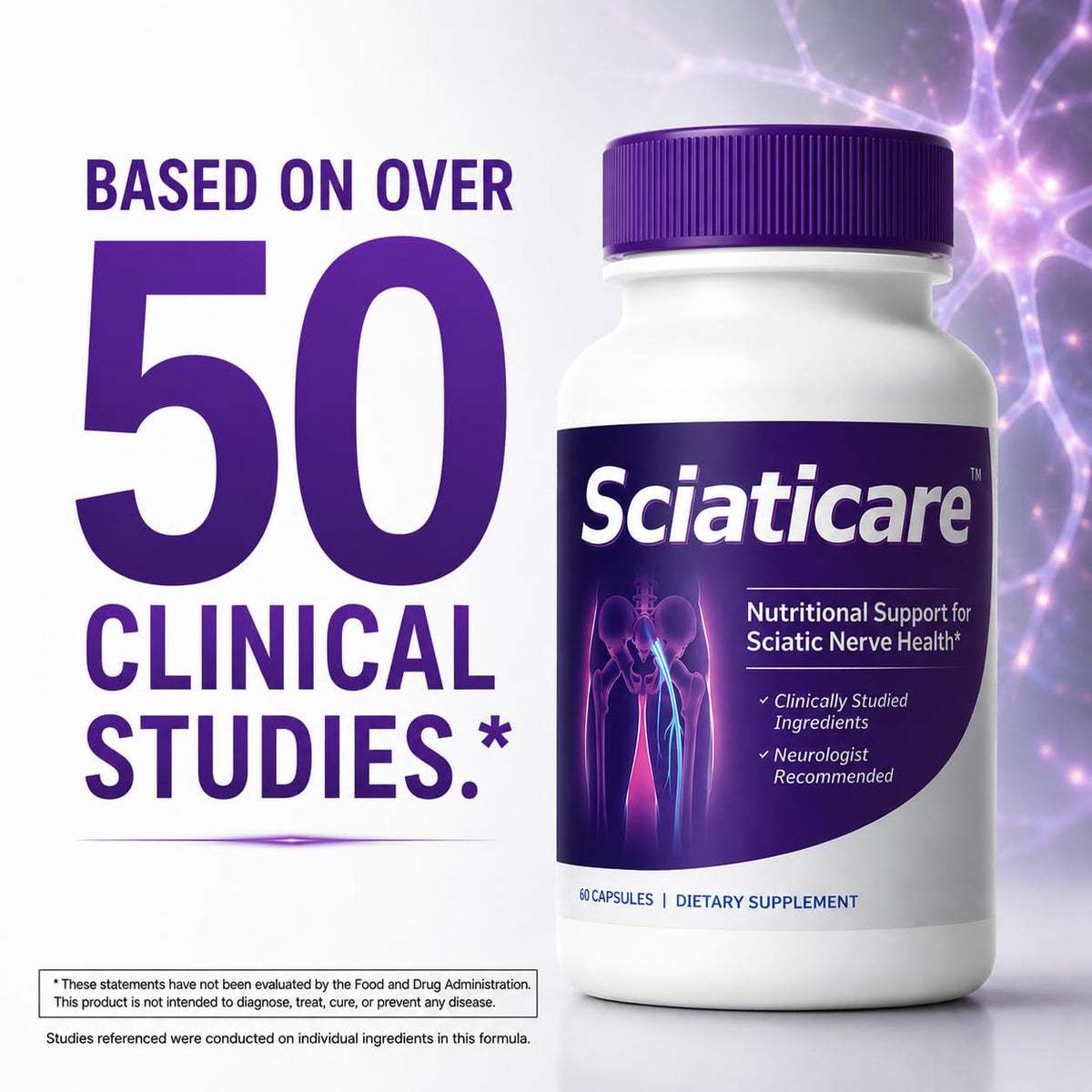 Vita Sciences Sciaticare Daily Wellness Supplement - 60 Capsules - image 5