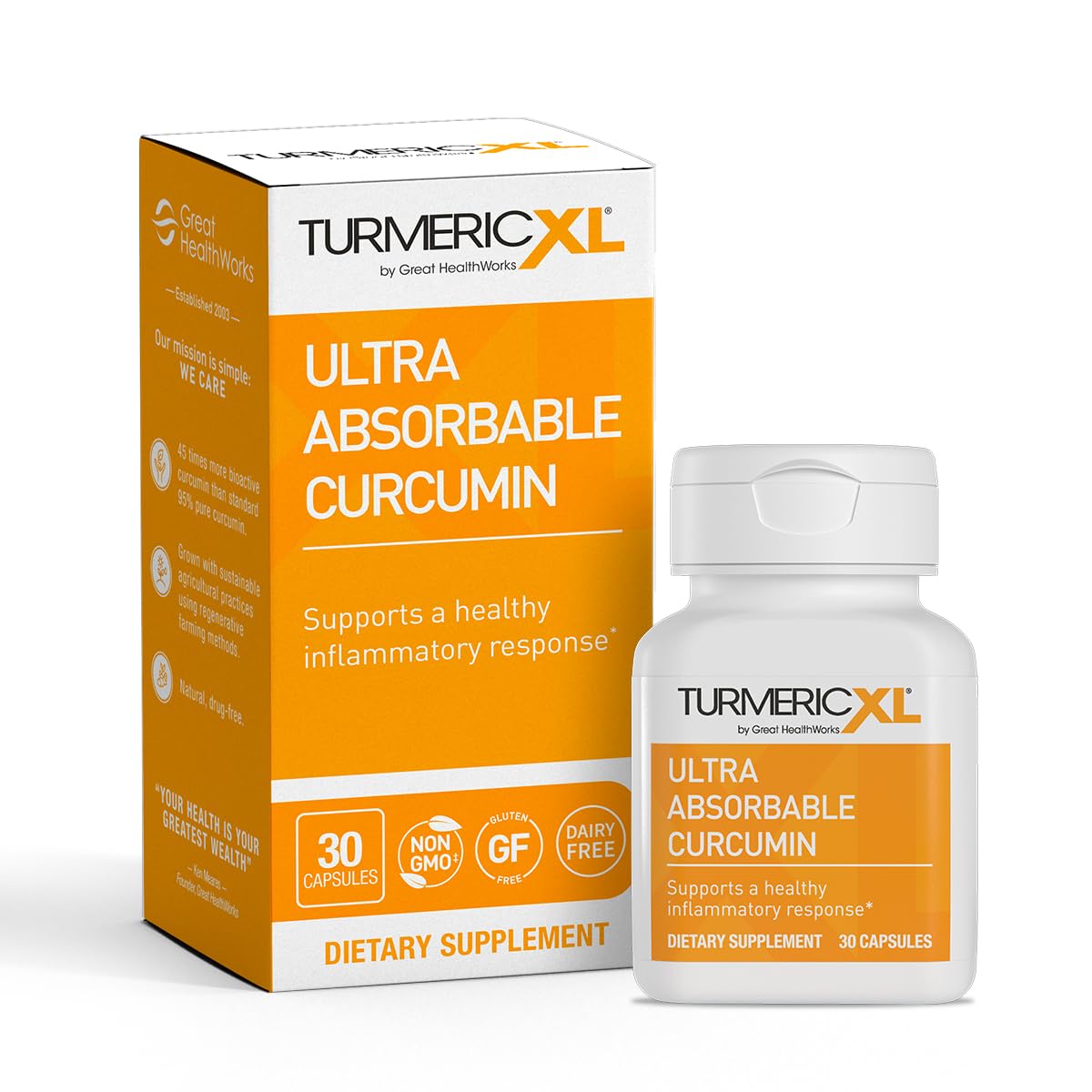 OmegaXL TurmericXL Joint Support Supplement 250mg - 30 Capsules